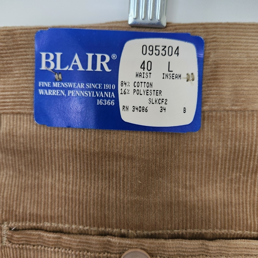 Vintage Tan Brown Corduroy Pants Size 40X32 - Picture 8 of 12